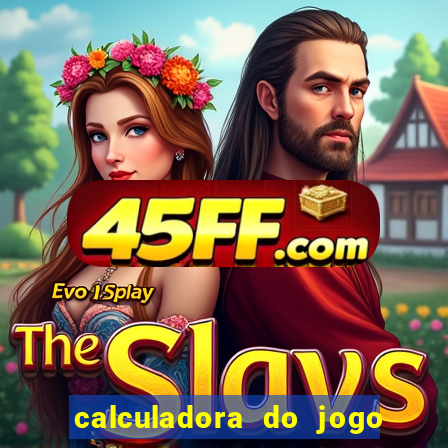 calculadora do jogo do bicho